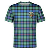 Sutherland Old Ancient Tartan Crest T-shirt